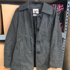 Grey Peacoat